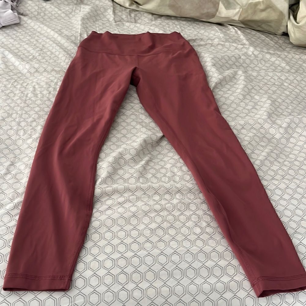 90 degree reflex burnt sienna legging sz small